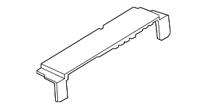 99155158301 - Body: Package Tray Access Cover for Porsche Image