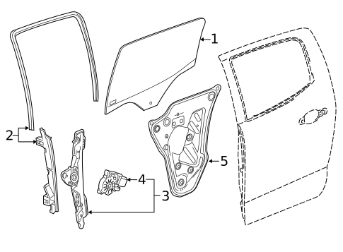 Rear Door for 2016 Chevrolet Colorado #0