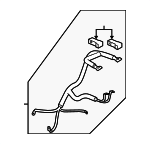 25926166 - Electrical: Battery Cable for Hummer: H3, H3T Image