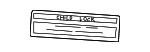 8249260E00 - Body: Child Lock Label for Suzuki Image
