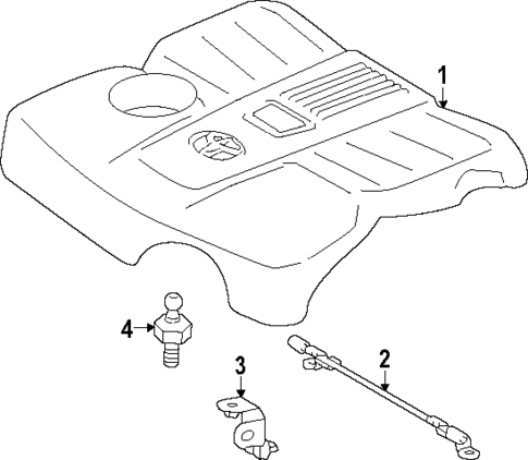 Engine Appearance Cover for 2025 Toyota Sequoia #0