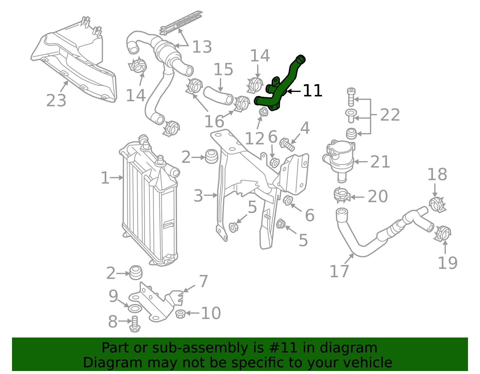 8K0-121-075 - High-Quality Engine Coolant Pipe for 2013-2015 Audi RS5 ...