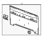 8889806070 - Body: Back Panel for Isuzu Image