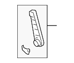 64143AG05AWA - Body: Lever for Subaru: Legacy, Outback Image