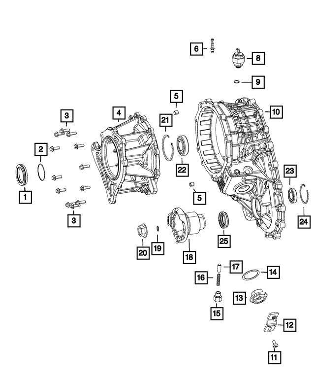 68456804AA - Transfer Case and Power Transfer Unit: Retainer Bolt for Mopar Image image