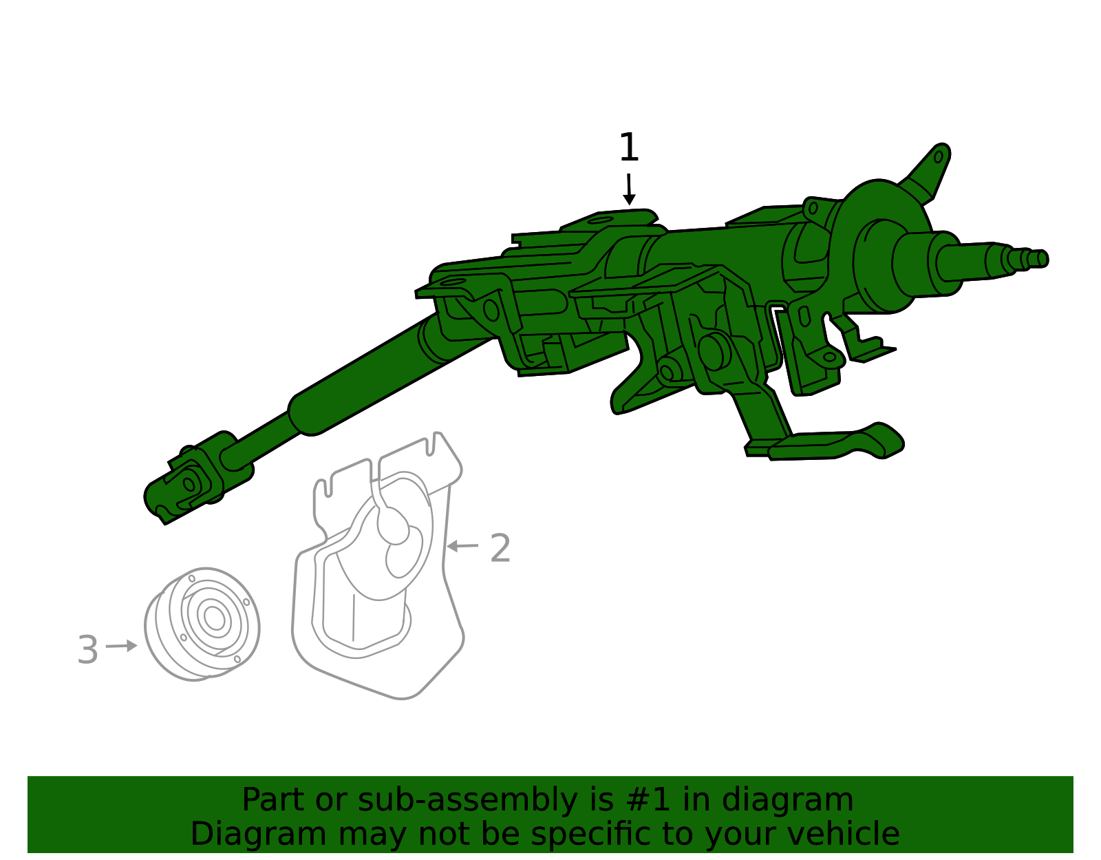 GK2A-32-100G - Steering Column 2003-2008 Mazda 6 | Mazda-Parts