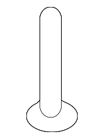 6L2Z15C682AB - Body: Motor Screw for Ford: Explorer, Explorer Sport Trac | Mercury: Mountaineer Image