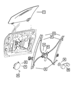 FW80BD1 - : Window Regulator Handle for Mopar Image