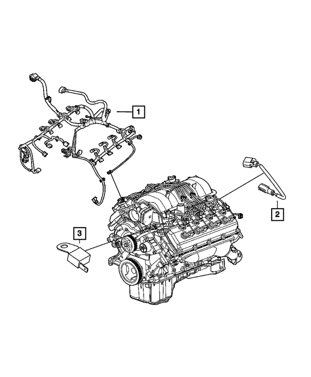 68159436AC - Electrical: Engine Wiring for Mopar Image image