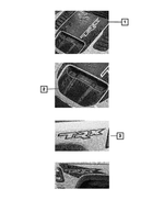 68651768AA - Exterior Ornamentation: Body Side Graphic Kit for Mopar Image