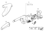 34427059893 - : Leather Handbrake Lever Cover for BMW Image