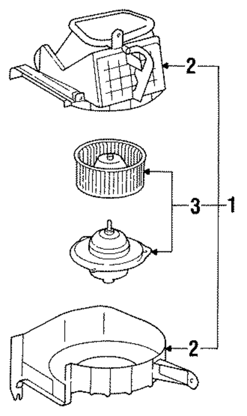 Blower Motor & Fan for 1991 Toyota Land Cruiser #0