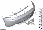 51127016076 - : Mount, Bumper for BMW Image