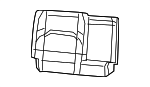7SY84TX7AB - Body: Seat Back Cover for Jeep: Gladiator Image