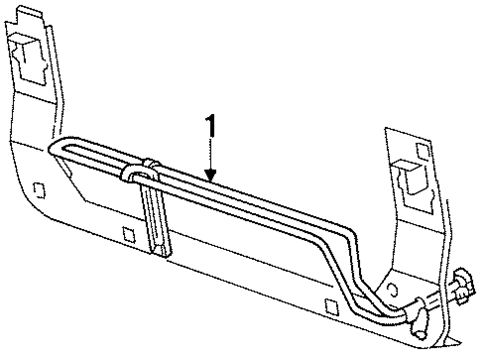 Power Steering Oil Cooler for 1996 Ford Mustang #0