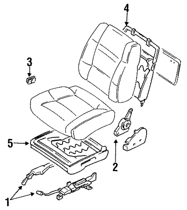 8741860S03 - : Recline Knob for Infiniti Image