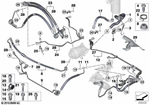 32416850684 - Steering: Suction Pipe for BMW Image