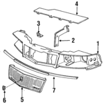 F2OY8A284A - Body: Mount Panel for Lincoln: Continental Image