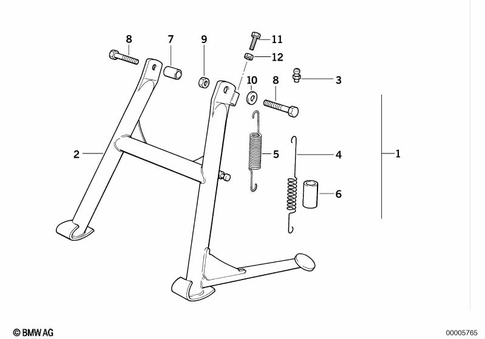 Center Stand for 1997 BMW-Motorrad F 650 ST #0