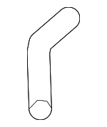 1628124010 - Cooling System: Reservoir Hose for Lexus: UX200, UX250h Image