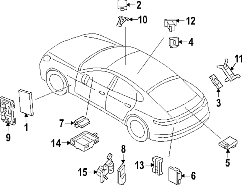 Control Units for 2025 Porsche Panamera #0