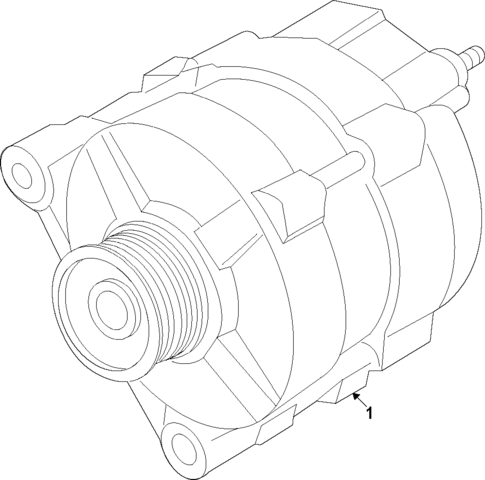 Alternator for 2022 INFINITI QX55 #1