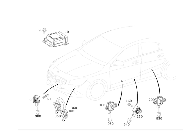 1179008700 - Electrical System: Control Unit for Mercedes-Benz Image image