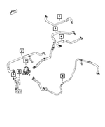 68043577AB - Air Conditioners and Heaters: Auxiliary Coolant Pump Bracket for Ram: 1500, 1500 Classic Image