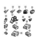 68335264AA - : Electrical Connector for Fiat: 500X | Jeep: Renegade Image