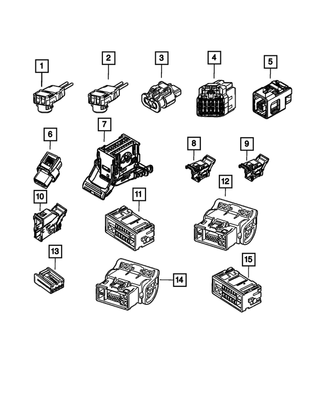 68335264AA - : Electrical Connector for Mopar Image