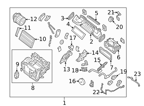 Blower Motor & Fan for 2019 Nissan Sentra #0