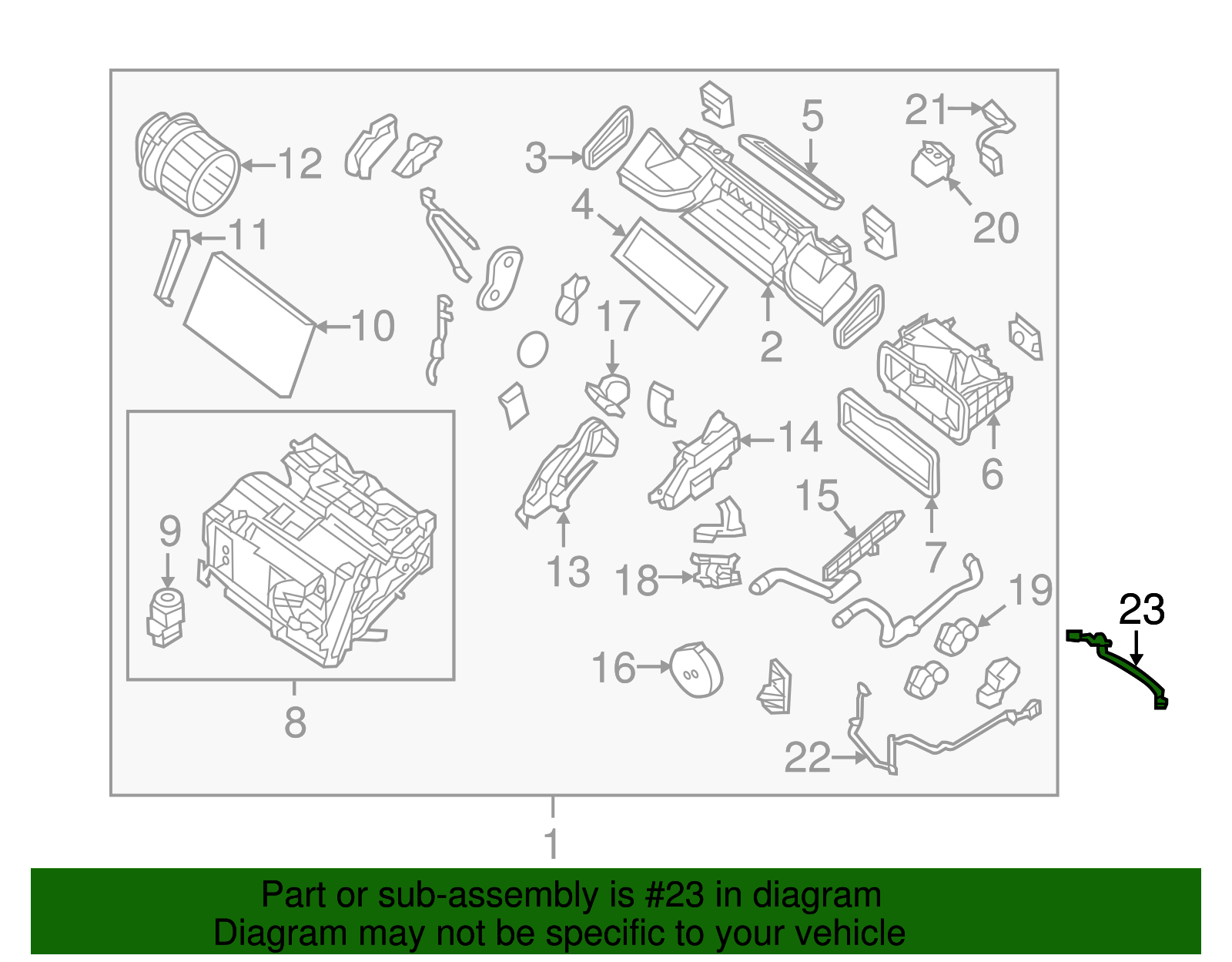 Drain Hose - Nissan (92590-3SH0A)