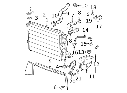 Thermostat & Housing for 1990 Chevrolet Celebrity #3