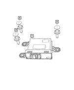 68493608AA - Electrical: Gateway Module for Ram: 1500 Image