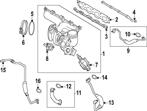Exhaust Manifold for 2020 Mini Cooper Countryman #0