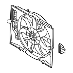 17427972142 - Cooling System: Engine Cooling Fan Assembly for BMW: Alpina B7 Image