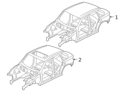 Body Shell for 2006 Porsche Cayenne #0