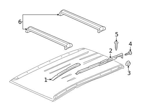 Luggage Carrier for 2007 Saturn Vue #0