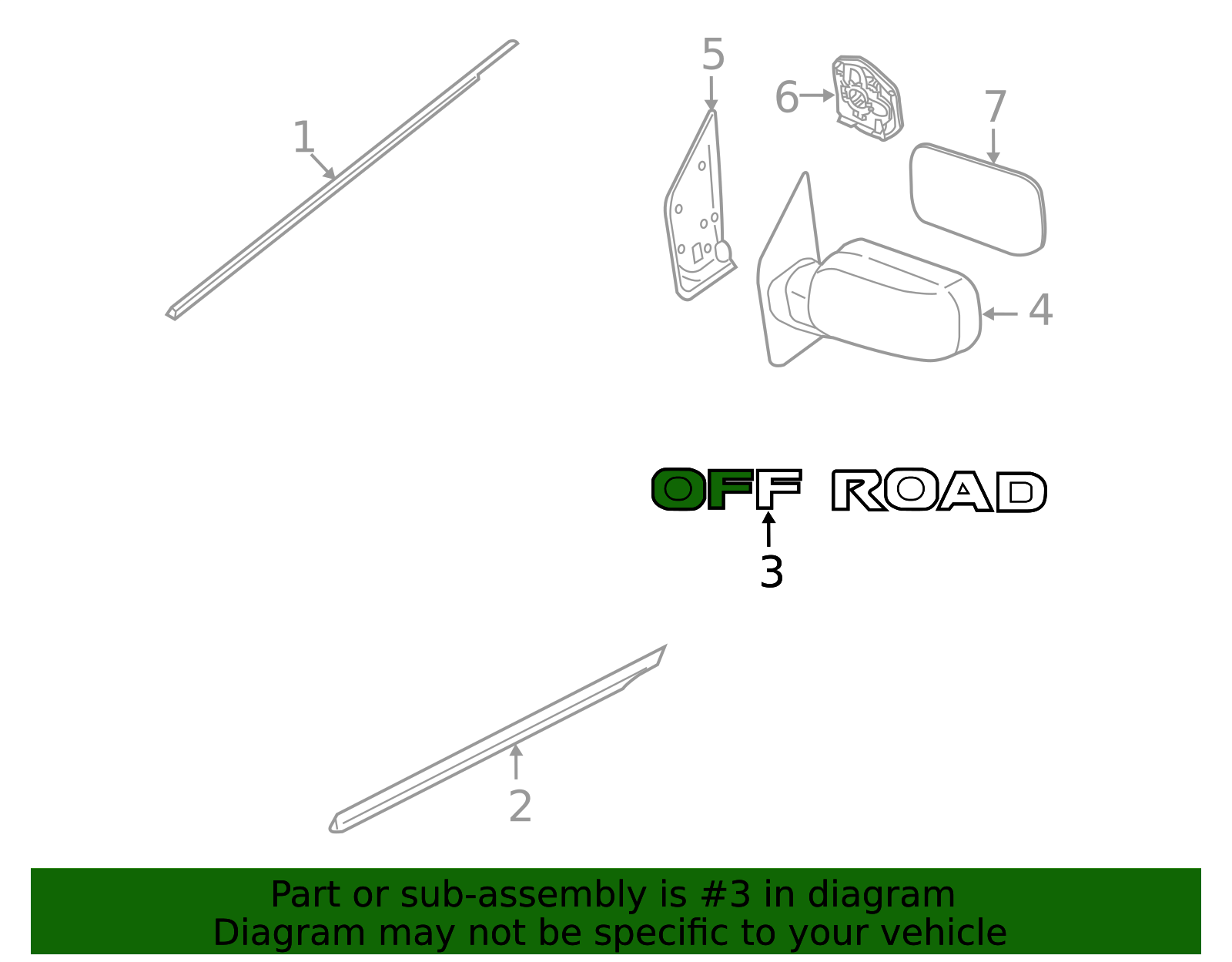 93495-ZV30A - Tailgate Emblem 2010-2021 Nissan | Official Nissan Parts ...