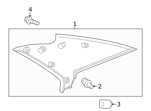Interior Trim - Quarter Panels for 2003 Toyota Camry #0