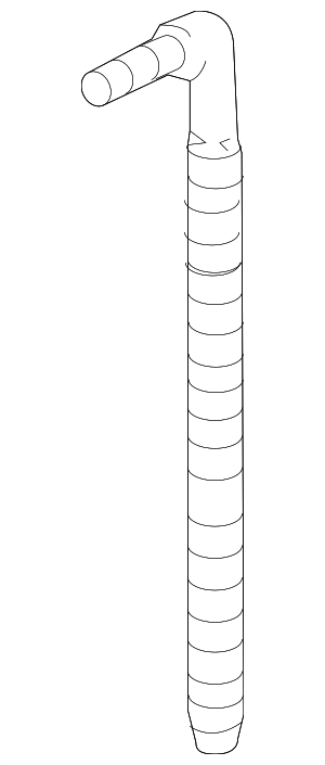 4N0915531 - Electrical: Battery Vent Tube for Audi Image