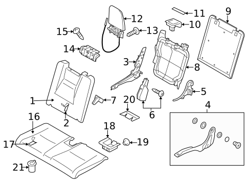 Third Row Seats for 2013 Subaru Tribeca #0