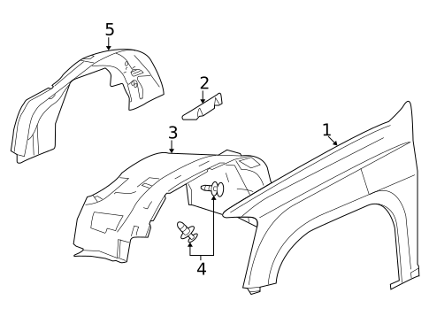 Fender & Components for 2006 Isuzu i-350 #0