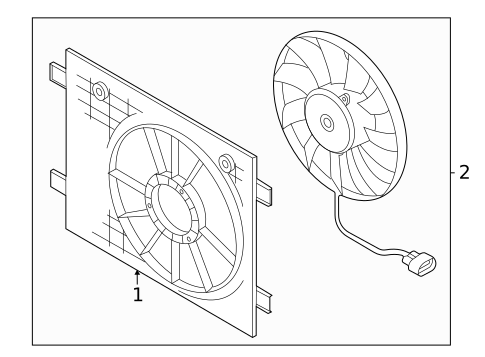 Cooling Fan for 2023 Volkswagen ID.4 #0