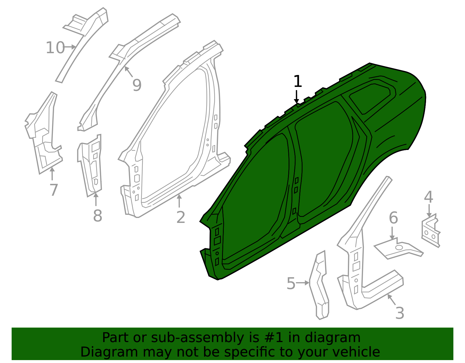2010-2017 Volvo XC60 Uniside Assembly - Passenger Side (RH) 31416827 ...