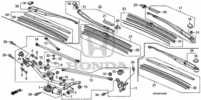 Front Windshield Wiper for 2007 Honda Civic #0