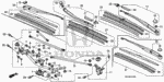 76620SNAA02 - Electrical/Exhaust/Heater/Fuel: BLADE, WINDSHIELD WIPER (650MM) for Honda Image