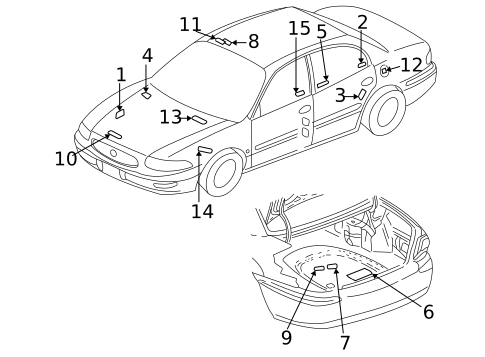 Labels for 2005 Buick LeSabre #0