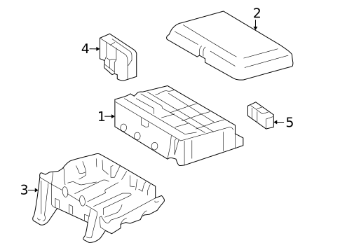 Fuse & Relay for 2013 Toyota Land Cruiser #0
