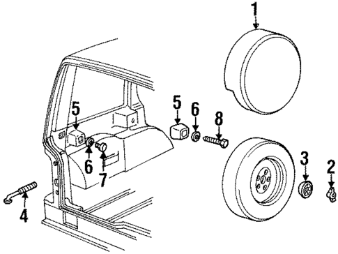 Carrier & Components for 1993 Jeep Grand Cherokee #0